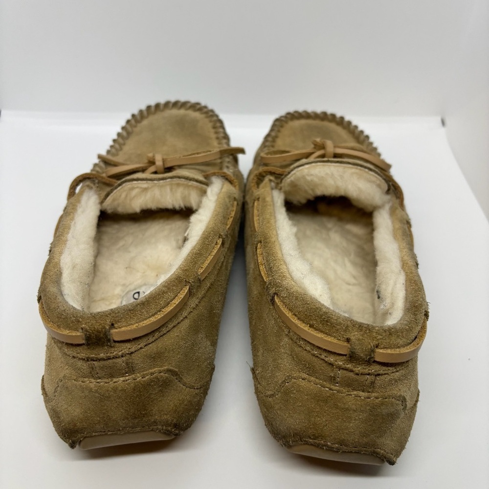 Quince Australian Shearling Moccasin Slipper - tan -8 - Picture 10 of 12